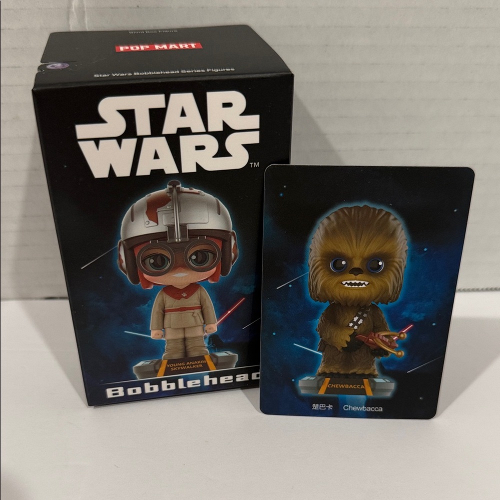 Star Wars Pop Mart Bobblehead Chewbacca with Card